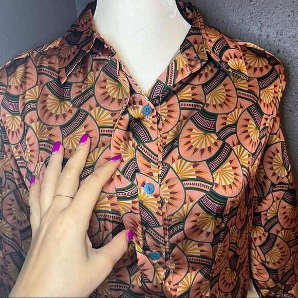 Anthro Eva Franco Edeline Abstract Shirtdress - Picture 8 of 14